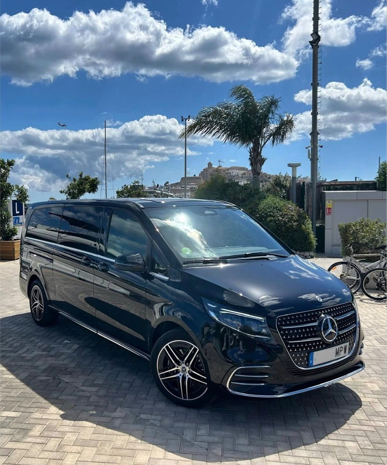 Mercedes V-Class private transfer in Ibiza